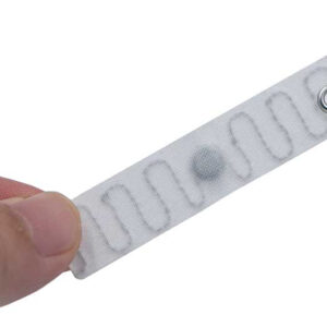 Waterproof Washable UHF Textile RFID Laundry Tag with Hole