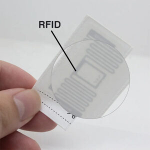 Tygvävd RFID tvättvårdsetikett